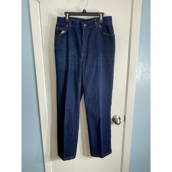 Vintage Levi's Brown Tab Prospector Jeans Size 12  High Rise Baggy Workwear - Picture 1 of 8